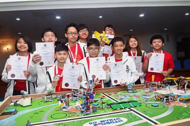 The Star The team was in George Town, Penang to demonstrate how the function of their robots.